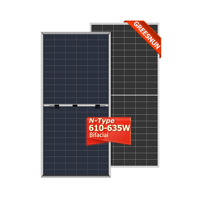 Topcon Solar Roof Photovoltaic Panels 600w 610w 620w 630w N Type Dual Glass Solar Power Panels for Home