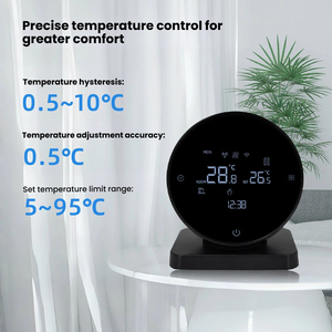 <span class=keywords><strong>Thermostat</strong></span> intelligent sans fil WiFi RF433, commande vocale par application, pour chauffage au sol par eau, <span class=keywords><strong>chaudière</strong></span> à <span class=keywords><strong>gaz</strong></span> avec récepteur - Product Image 3