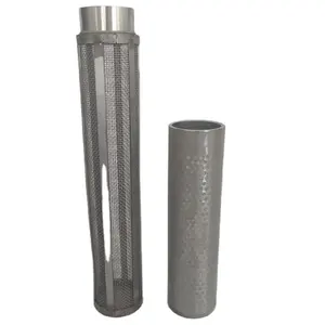 stainless steel 316 filter cartridge element 10 micron sintered stainless steel wire mesh filter tube,mesh filter element