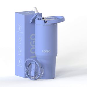 Nuevo Termo de Acero Inoxidable de 32oz con Tapa Desmontable y Asa Plegable, Aislamiento al Vacío, Libre de BPA, Antiderrames, Mantiene la Temperatura de 6 a 12 Horas, Llegada 2026 - Product Image 2