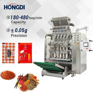 Machine de remplissage et de scellage automatique de sachets multi-pistes à 5 voies, à trois soudures latérales, contrôlée par PLC, haute vitesse, pour l'industrie alimentaire et chimique - Product Image 6