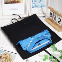 Sac d'emballage en coton sergé personnalisé avec logo imprimé, pour vêtements, cheveux, paquets, réutilisable, sac cadeau en coton sergé, sac anti-poussière pour perruque