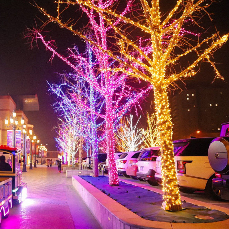 Product Details: Christmas LED Outdoor Hanging Tree Solar Garden RGB Fairy String Lights - Zhongshan