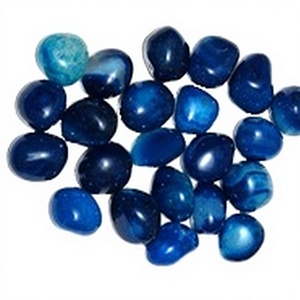Pierre Roulée en Onyx Bleu Premium, Pierre Naturelle Polie, Cristal de Guérison, Pierre Précieuse Inspirée du Reiki, Cadeaux pour la Maison et les Entreprises, Vente en Gros et en Vrac - Product Image 1