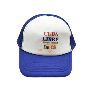 Grossiste Direct Usine Casquette de Baseball Personnalisée à 5 Panneaux Bleue Bicolore en Maille Nylon Style Trucker pour Adultes et Enfants - Product Image 3