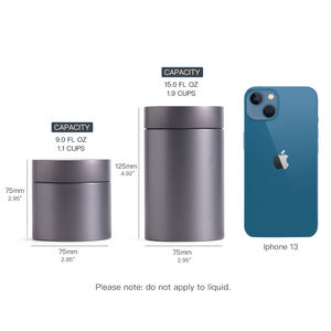 Latas redondas pequeñas vacías Tianhui, bote de lata de té hermético, lata de Matcha verde - Product Image 5