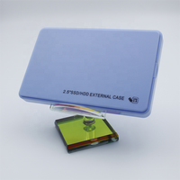 Casing HDD Hard disk drive eksternal SATA ke USB 3.0 2.5 inci portabel kualitas bagus