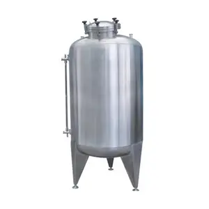 Customized Capacity Stainless Milk Cooling Tank Liquid Sterilizer Pasteurization Machine