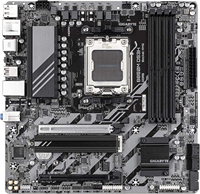 Placa base Giga-byte B850M DS3H Micro ATX, 4 DDR5, 256 GB XMP 3.0, PCIe 5.0, doble M.2, LAN 2.5G, Q Flash Plus, para juegos.