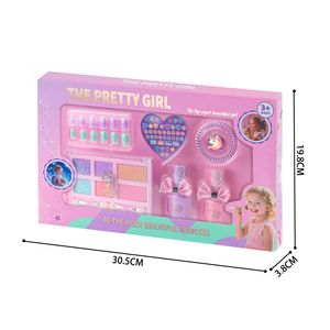 Cosmétiques pour enfants en gros, coffret de maquillage réel pour filles, fabricant OEM, prix de gros, jeu d'imitation, vernis à ongles pelable pour enfants - Product Image 5