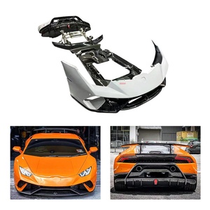 ชุดแต่งคาร์บอนไฟเบอร์ STO รอบคัน สำหรับ Lamborghini Huracan ปี 2014-2019 ประกอบด้วยกันชนหน้าและกันชนหลัง - Product Image 1