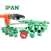 Accesorios de Plomería Termofusibles IFAN EN 15874, Todos los Tamaños, Color Personalizado, Moldeo por Inyección, Todos los Tipos de Accesorios de Plástico PPR