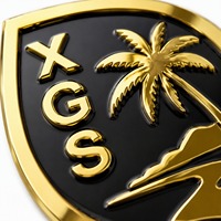 Autocollant d'emblème métallique 3D gaufré personnalisé 4x4, badge de voiture doré/argenté, logo vertical personnalisé pour hayon de camion/SUV OEM
