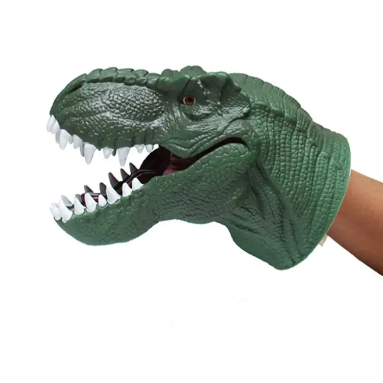 Sıcak satış rol oynamak çoklu renkler plastik dinozor pençe oyuncaklar vinil Unisex dinozor hayvan ejderha kukla