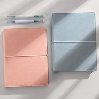 Carnet de notes A5 personnalisable en cuir PU et couverture PP, épais, pour étudiants, idéal pour l'école et le bureau