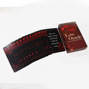 Cartes de tarot personnalisées de haute qualité en papier d'art, jeu d'oracle de l'amour, langue russe, débutants, cartes de tarot personnalisées avec logo personnalisé - Product Image 2
