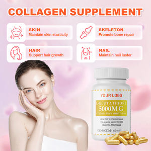 Cápsulas de Colágeno Purera Gluta con Vitamina C, Blanqueamiento de la Piel, Antienvejecimiento, Iluminador, Suplemento Alimenticio, Apoyo <span class=keywords><strong>para</strong></span> <span class=keywords><strong>el</strong></span> <span class=keywords><strong>Cabello</strong></span> y las Uñas, OEM ODM - Product Image 2