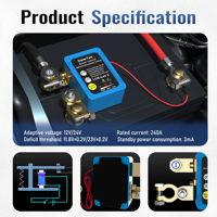 Interrupteur de déconnexion de batterie à distance 12V 240A, coupure automatique de l'alimentation, interrupteur de mise hors tension, télécommande pour voiture, camping-car