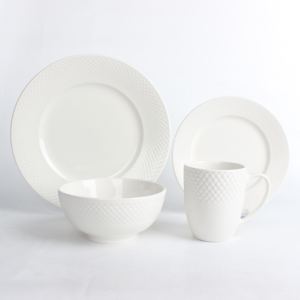 2026 Bols en céramique blanche, Vaisselle en porcelaine, Plats <span class=keywords><strong>et</strong></span> assiettes, Vaisselle de dîner à prix abordable - Product Image 2