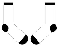 Impression personnalisée de haute qualité logo à la demande Chien Photo sublimée 3 chaussettes colorées imprimées