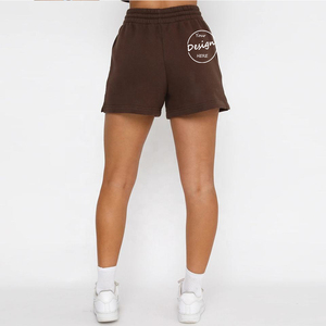 <strong>Women</strong> Beach <strong>Shorts</strong> Breathable Custom Logo Fashion Sport Luxury Blank Solid Color <strong>Knee</strong> <strong>Length</strong> <strong>Shorts</strong> <strong>Women</strong> French Terry <strong>Shorts</strong> - Product Image 4