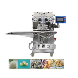 Two hopper encrusting machine Encrusting and filling machine Brazil coxinha encrusting machine