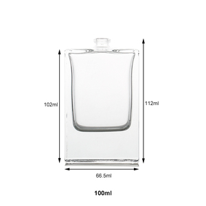 A buon mercato vuoto rettangolare bottiglia di profumo di vetro logo adesivo 75ml profumo spray bottiglia con tappo di legno - Product Image 4