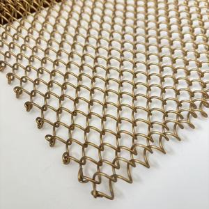 Cortina <span class=keywords><strong>de</strong></span> <span class=keywords><strong>Malla</strong></span> <span class=keywords><strong>de</strong></span> Aluminio Flexible <span class=keywords><strong>de</strong></span> Estilo Industrial Moderno con Tejido Liso para Techo Suspendido y Separación <span class=keywords><strong>de</strong></span> Espacios - Product Image 5