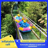 Bateau de rafting gonflable avec passerelle panoramique en verre, radeau en PVC épaissi résistant à l'usure, kayak 4 places, directement du fabricant