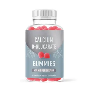 Factory Supply OEM DIM Supplement Calcium D-Glucarate Gummy 200mg DIM Capsules For Liver Support