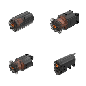 MOC blok bangunan, mainan pendidikan kotak baterai AA kereta dengan fungsi suku cadang <span class=keywords><strong>M</strong></span> L XL Motor Robot tema - Product Image 6