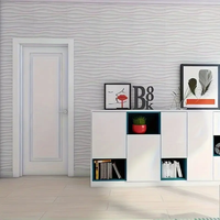 Panneaux muraux 3D en PVC imperméables, ignifuges, faciles à nettoyer, avec texture ondulée et étoilée pour la décoration murale de la chambre à coucher