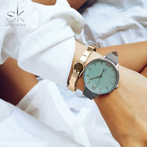 SHENGKE K0056L all'ingrosso personalizza il tuo marchio minimalista Maiden trend Watch elegante <span class=keywords><strong>cinturino</strong></span> <span class=keywords><strong>in</strong></span> <span class=keywords><strong>pelle</strong></span> al quarzo Unisex - Product Image 5