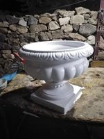 Diamètre 60cm/23.6 Pouces Ciment Béton Planteur Pot De Fleur Moules pour Extérieur Jardin Maison Bâtiment Décoration