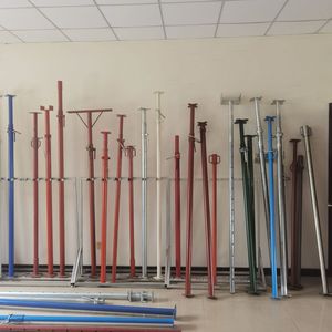 Étai télescopique à montage rapide avec plaque de base 120x120mm pour coffrage de <span class=keywords><strong>plancher</strong></span> et support de plafond en construction - Product Image 2
