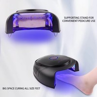 Nouvelle Arrivée 2026 – Lampe à Ongles Professionnelle Sans Fil 64W Pro Cure à Double Lumière UV/LED Rechargeable pour Séchage de Gel, Idéale pour Salon de Manucure