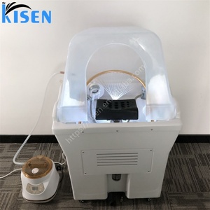 KISEN Professional Head Spa Salon Furniture Shampoo Bed Thai Massage Head Therapy Acrylic Basin Shampoo Chair with Plumbing - Product Image 6