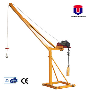 Jinteng 100kg Mini Davit Crane 12-25m,shop Crane Outdoor, <strong>Engine</strong> <strong>Hoist</strong> for Food Lifting,220v - Product Image 4
