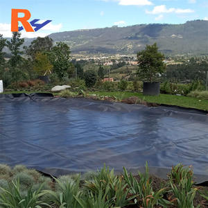 Géomembrane en HDPE lisse pour le stockage temporaire d'eau et la déshydratation des chantiers de construction, géomembrane composite en HDPE - Product Image 2