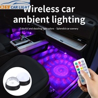 Nouvelle lampe d'ambiance LED pour voiture Z8, 3 modes de changement de couleur, décoration intérieure automobile, 3W, 12V, alimentation USB, garantie d'un an