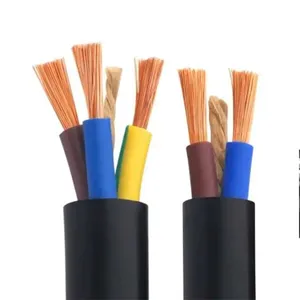 H03VVH2-F sheathed power cord 2-core 3-core PVC pure copper RVV multi-core shielded wire electronic wire cable