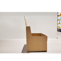 Vente en gros directe d'usine de boîte d'avion extra dure emballage en papier carton express avec impression couleur de matériaux recyclés UV