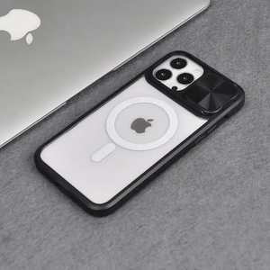 Nuova custodia per telefono con finestra a spinta magnetica antiurto per <span class=keywords><strong>iPhone</strong></span> 14 15 16 Pro custodia Max con <span class=keywords><strong>protezione</strong></span> per <span class=keywords><strong>fotocamera</strong></span> - Product Image 3