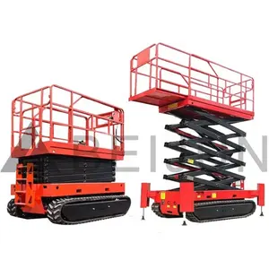 7m 8m 9m 10m Mobile Electric Self Propelled Scissor Lift