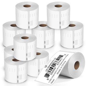 1x3 Inch Removable Direct Thermal <b>Labels</b> Perforated BPA-Free Waterproof Shipping <b>Labels</b> for Thermal <b>Printers</b> - Product Image 1