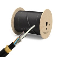 Cables aéreos de fibra óptica ADSS G652D G657A1 G657A2 1 12 24 48 96 144 Core monomodo para exteriores