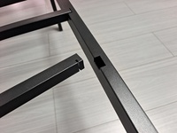 Cadre de lit double noir pour enfants, lit plateforme de luxe taille king