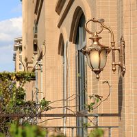 Spot Goods Sconce Luminaires Extérieurs Montage Mural IP65 Lanterne Murale Étanche pour Hôtel Jardin Extérieur Solaire Applique Murale Lampe