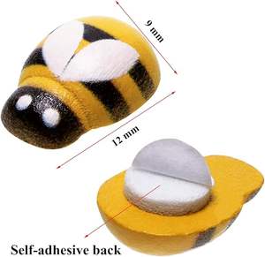 Taille mixte <span class=keywords><strong>Mini</strong></span> pièces étoiles en bois Design moderne bricolage artisanat pour noël fête de mariage artisanat Table dispersion décoration - Product Image 4