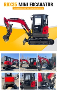 Mini-excavatrice hydraulique mécanique de 3,5 tonnes, 3 tonnes, abordable et économique, vente en gros - Product Image 4